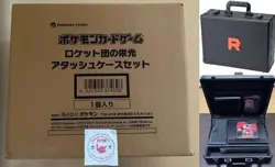 Team Rocket’s Glory Attache Case Pokemon Card Japanese Factory Sealed w-30 Packs - Image 1