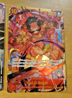 ONE PIECE ENGLISH CARD HOLO GAME CARTE Gol.D.Roger OP09-118 SEC EN JCC MINT - Image 1