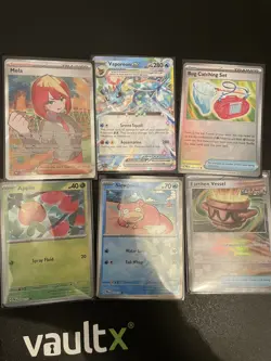 Pokemon Prismatic Evolutions 6 Card Bundle Pokeballs, Full Art And EX’s - Image 1