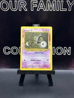 Unown (V) 89/105 2002 Neo Destiny Pokemon Card WOTC Vintage - Image 1