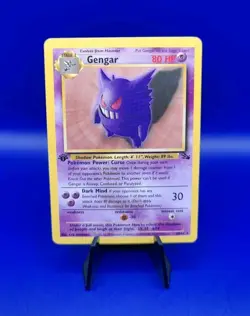 Gengar 20/62 1st Edition Non Holo Rare Fossil Set Pokemon Card 1999 WOTC TCG LP - Image 1