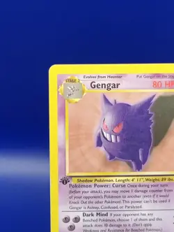 Gengar 20/62 1st Edition Non Holo Rare Fossil Set Pokemon Card 1999 WOTC TCG LP - Image 4