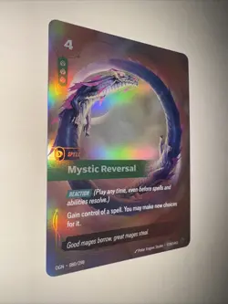 Mystic Reversal OGN 080/298 Riftbound League of Legends FOIL Card Game CCG - Image 2