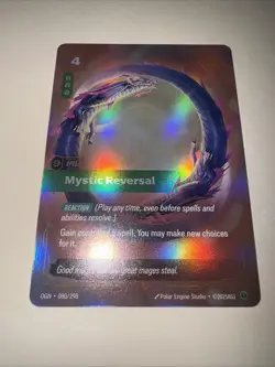 Mystic Reversal OGN 080/298 Riftbound League of Legends FOIL Card Game CCG - Image 4