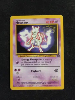 Pokemon Movie Promo Card Lot: Mewtwo w/1st Movie Stamp & Ancient Mew Promo Holo - Image 4