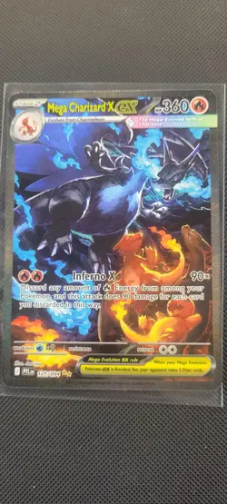 Mega Charizard X ex 125/094 SIR Phantasmal Flames Pokemon Card NM - Image 4