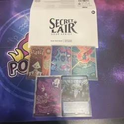 MTG Secret Lair Foil 5 Cards Draw Your Hand Drop Promo Eldrazi Conscription - Image 1