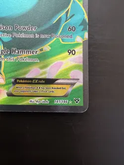 Venusaur EX 141/146 Holo Ultra Rare XY Base Set No Creases Pokemon Card MP - Image 4