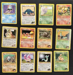 Pokemon TCG Gym Heroes Complete Non-Holo Set 113 Cards NM Condition - Image 4
