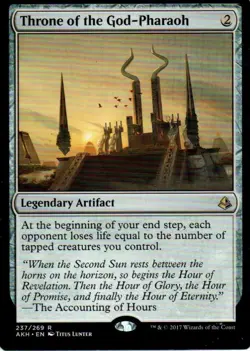 MTG: Amonkhet: Throne of the God-Pharoah: Lightly Played Condition - Image 1