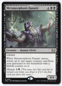 Metamorphosis Fanatic R Commander: Duskmourn: House of Horror 21 NM - Image 1