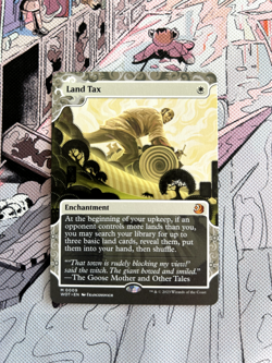 (Showcase) Land Tax | Near Mint | Wilds of Eldraine: Enchanting Tales #9 | MTG - Image 1