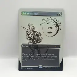 Fell the Mighty #1778 FOIL MTG Secret Lair Dungeons & Dragons 50th Anniversary - Image 1