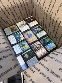 ??17lbs+ 4200+ UNSEARCHED Magic The Gathering Bulk Lot LP/NM w/ Rares & Foils? - Image 4