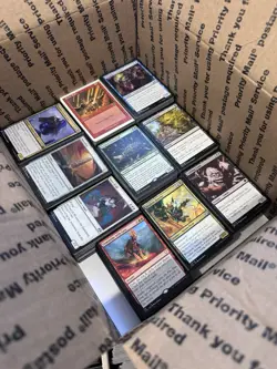 ??17lbs+ 4200+ UNSEARCHED Magic The Gathering Bulk Lot LP/NM w/ Rares & Foils? - Image 5