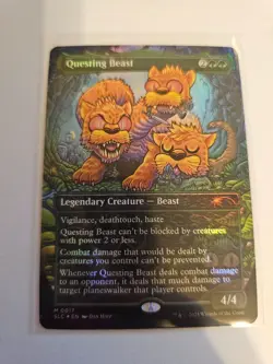 Questing Beast Borderless FOIL MTG Encyclopedia of Magic Nm/M - Image 1