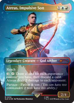 MTG Atreus, Impulsive Son - Foil - Secret Lair Drop x God of War - Image 1