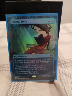 Rhystic Study Foil M Wilds of Eldraine: Enchanting Tales 25 NM - Image 1