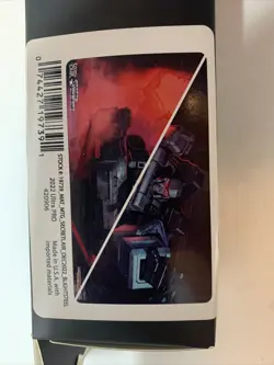 NEW Megatron Blightsteel Colossus PLAYMAT MTG Secret Lair Transformers Two Sided - Image 5