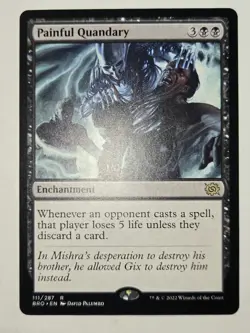 MTG Painful Quandary The Brothers' War 111/287 Regular Rare - Image 2