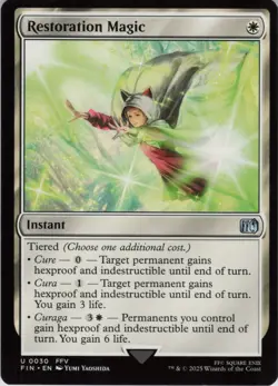 Restoration Magic U FINAL FANTASY 30 NM Normal MTG - Image 1