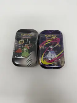 Pokemon Mega Evolution Mega Heroes & Unova Black White Mini Tin SEALED LOT OF 2 - Image 1