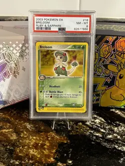 Pokemon TCG 2003 POKEMON EX BRELOOM RUBY & SAPPHIRE PSA 8 - Image 1
