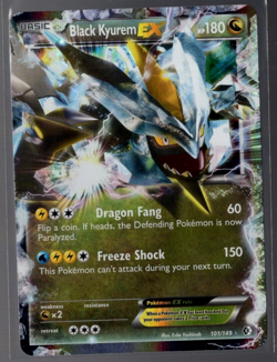 Black Kyurem EX 101/149 Ultra Rare Boundaries Crossed Pokemon TCG Near Mint - Image 1