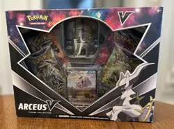Pokemon Arceus V Figure Collection Box Card Collection Factory Sealed 820650850165 - Image 1