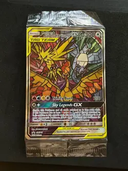 Pokemon Moltres & Zapdos & Articuno GX SM210 Sm Holo SEALED 10943 - Image 1