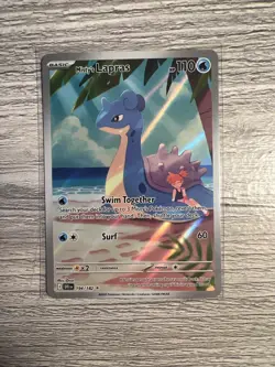 Pokemon TCG Destined Rivals Misty's Lapras 194/182 NM Illustration Rare Holo - Image 1
