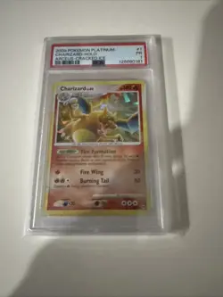2009 Pokemon Charizard Platinum Arceus 1/99 Holo Cracked Ice PSA 1 - Image 1