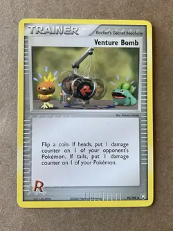 Venture Bomb 93/109 Ex Team Rocket Returns Pokemon TCG - Image 1
