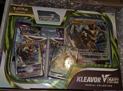 Pokemon TCG: Kleavor VSTAR Special Collection Box New/Factory Sealed - Image 1