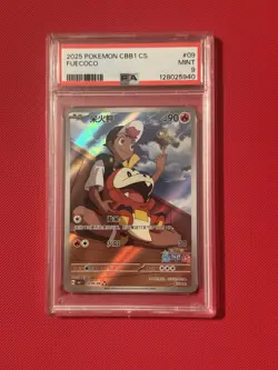 2025 Pokemon Simplified Chinese Gem Pack Vol. 1 Fuecoco 0309/09 PSA 9 - Image 1