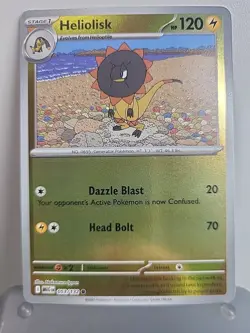Heliolisk 053/132 Reverse Holo Common Mega Evolution Pokemon TCG - Image 1