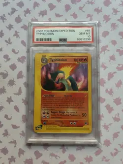Typhlosion Expedition 65/165 Rare 2002 Pokemon PSA 10 - Image 1