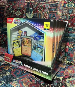 Pokemon TCG SV8.5 Prismatic Evolutions Poster Collection Box Lot of 6 - Image 1