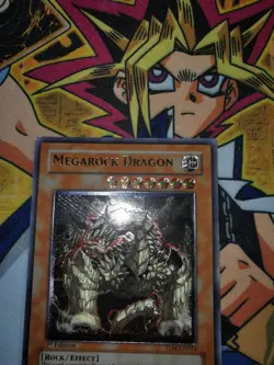 Megarock Dragon tlm-en015 1st Edition (VLP) Ultimate Rare Yu-Gi-Oh - Image 2