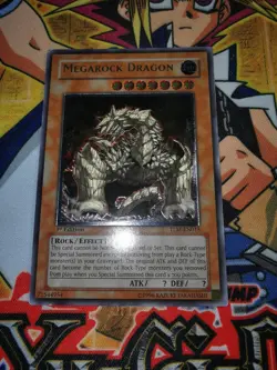 Megarock Dragon tlm-en015 1st Edition (VLP) Ultimate Rare Yu-Gi-Oh - Image 3