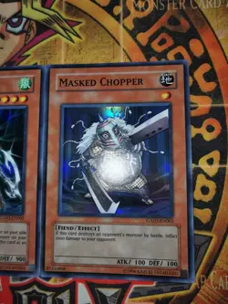 Brain Crusher/Masked Chopper/Owl gx03-en001/02/03 (NM/VLP) Super Rare Yu-Gi-Oh! - Image 4