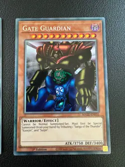 Yugioh Gate Guardian MAZE-EN035 Collector's Rare 1st Edition NM - Image 3