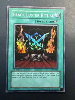 Yugioh! LP Black Luster Ritual - SYE-025 - Super Rare - 1st Edition LP - Image 1