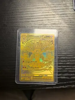 Mega Lucario EX 188/132 Hyper Rare Gold Card Mega Evolutions Pokemon TCG NM - Image 3