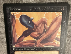 Magic MTG Legends Imprison Excellent LP Banned DISAVOWED CARD 1994 - Image 3