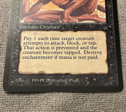 Magic MTG Legends Imprison Excellent LP Banned DISAVOWED CARD 1994 - Image 4