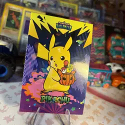 Pikachu - Cracked Ice Holo - Card Database Halloween 2024 - Pokemon Card NM - Image 2