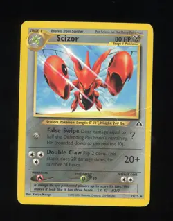 Pokemon TCG Scizor 29/75 Neo Discovery 2001 Vintage Rare Card - Image 1