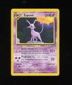 Espeon 20/75 Neo Discovery Pokemon Card WOTC 2000 Rare - Image 1