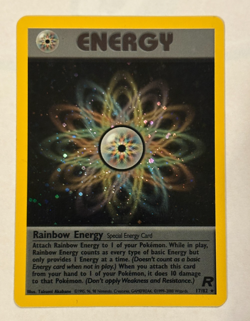 Holo Rainbow Energy Team Rocket Set 17/82 Pokemon Card - Image 1